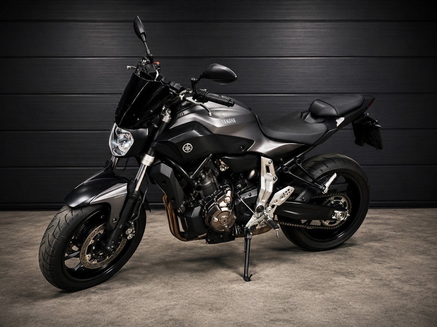Yamaha MT-07 zgan, 18.500 km, handvatverwarming, Handvatverwarming, 2 cilinders, Gebruikt, Particulier