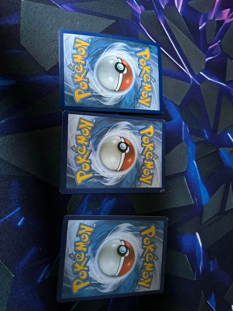Pokémon kaarten, Ophalen of Verzenden, Gebruikt, Meerdere kaarten, Foil