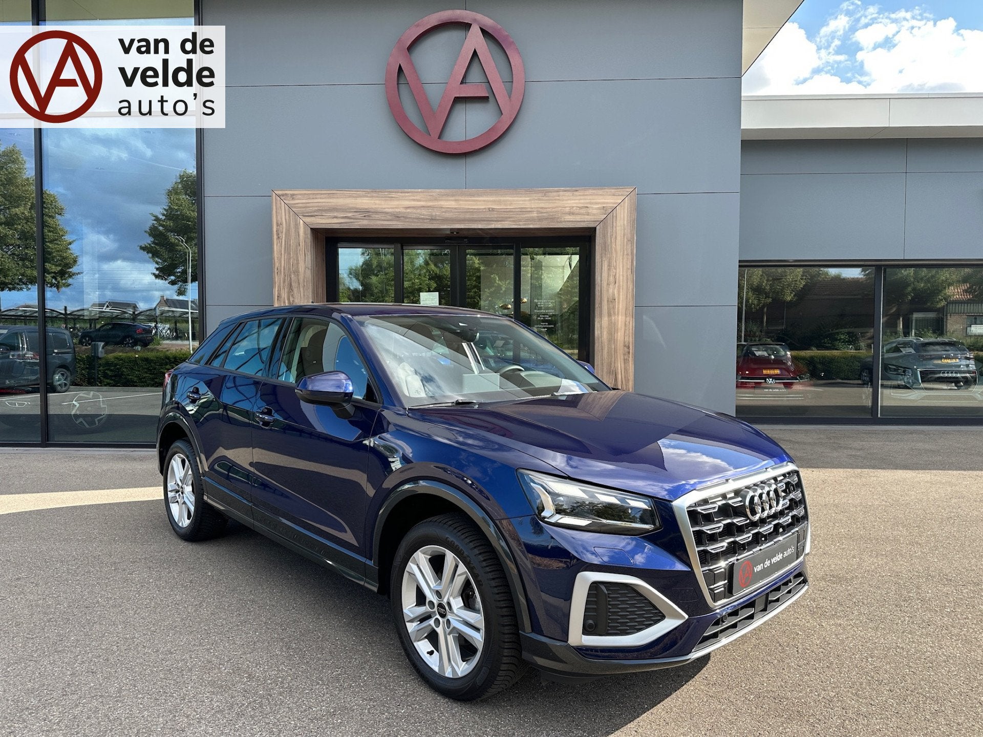 Audi Q2 35 TFSI 150pk S-tronic Advanced | Camera | Adap. Cru, 12 maanden, Stof, 4 cilinders, Blauw