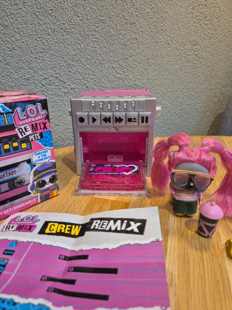 L.O.L. Surprise! Remix Pets met accessoires, Ophalen of Verzenden, Zo goed als nieuw, Overige typen