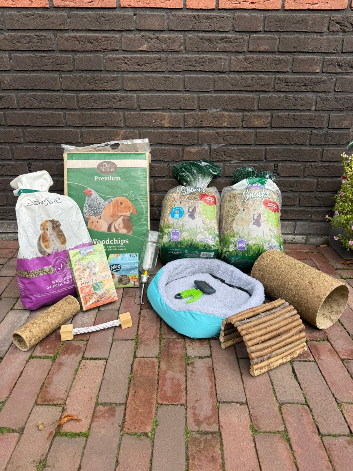 Compleet knaagdierpakket – cavia - konijn - klein knaagdier, Ophalen, Zo goed als nieuw