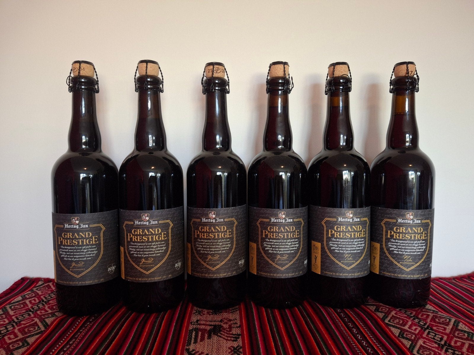 Hertog Jan Grand Prestige set - 2020 t/m 2025 - 6 flessen, Verzamelen, Ophalen of Verzenden, Nieuw