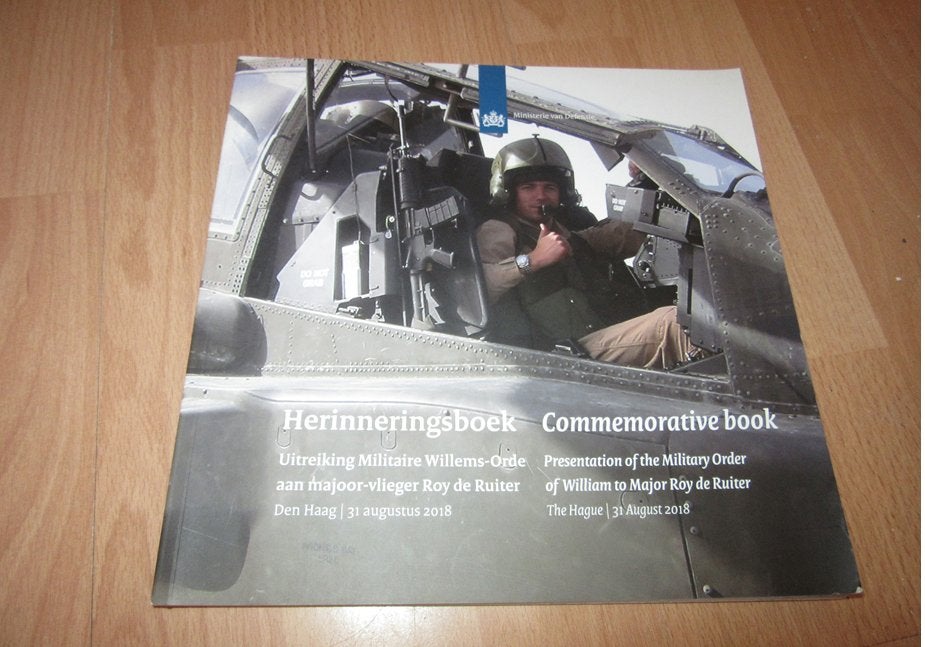 Herinneringsboek  Willems-orde majoor-vlieger Roy de Ruiter, Verzenden, Tweede Wereldoorlog, Zo goed als nieuw, Overige onderwerpen