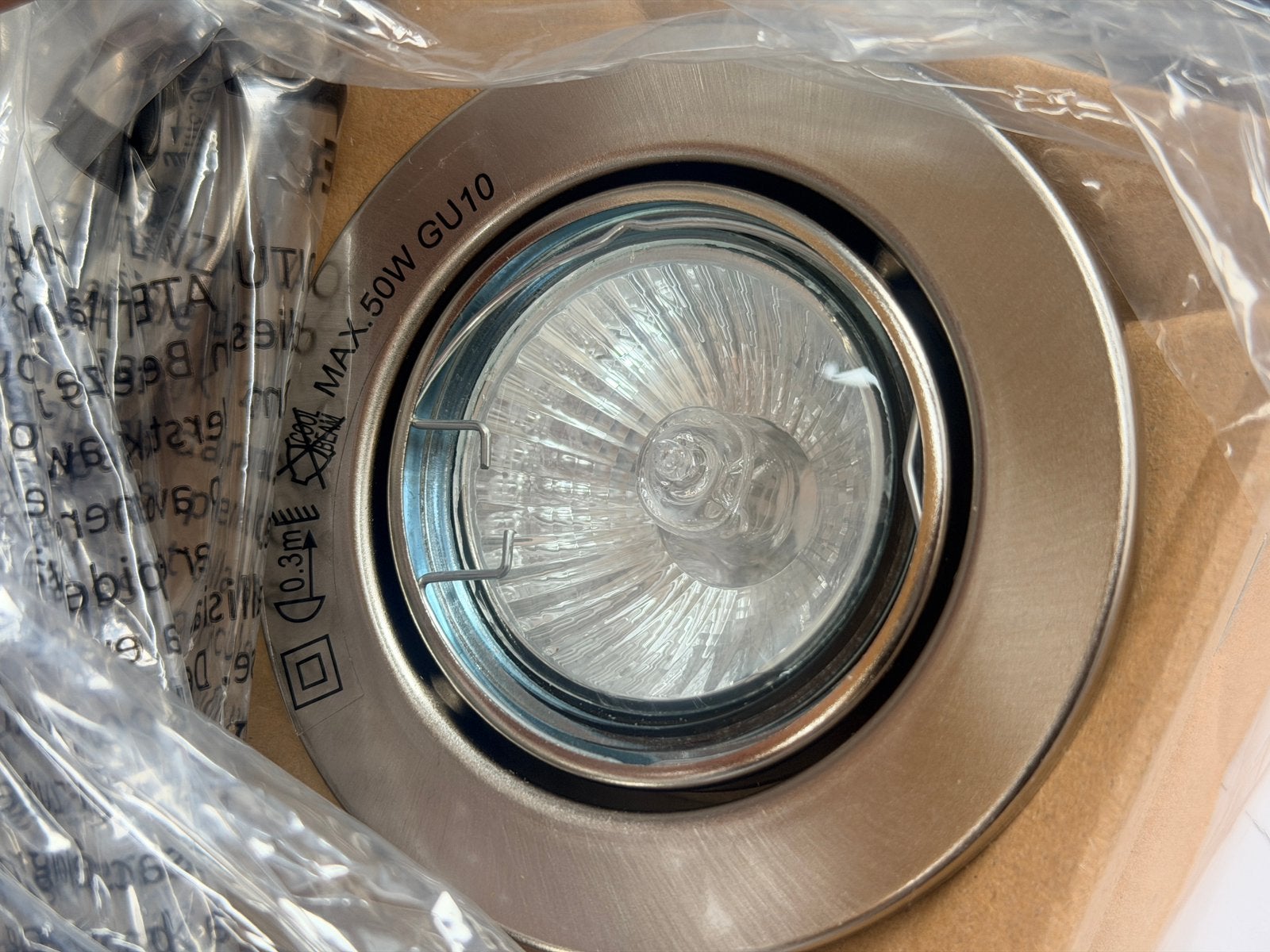 12X NIEUWE GU10 Halogeen spots spotjes inbouwarmaturen, Huis en Inrichting, Lampen | Spots, Halogeen, Verzenden, GU10, Overige merken