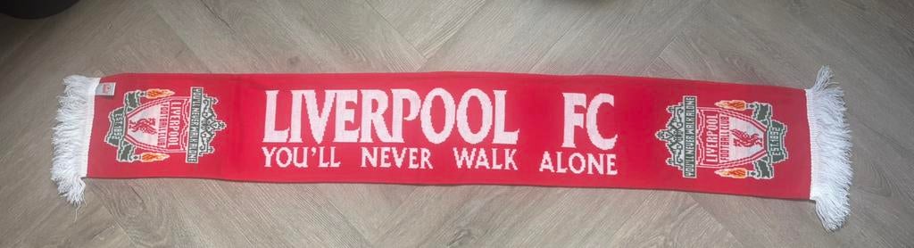 Liverpool sjaal, Verzamelen, Sportartikelen en Voetbal, Ophalen of Verzenden, Buitenlandse clubs, Vaantje of Sjaal