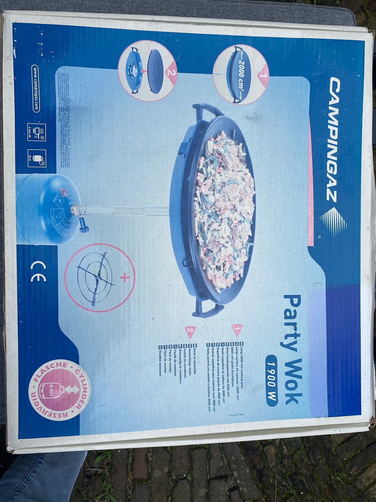 Grote wok | camping, tuin, park, Ophalen of Verzenden, Nieuw