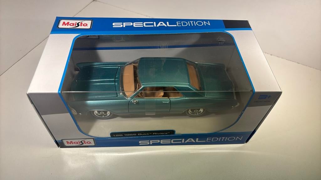 Buick riviera 1965 maisto 1.26, Maisto, Ophalen of Verzenden, A, A
