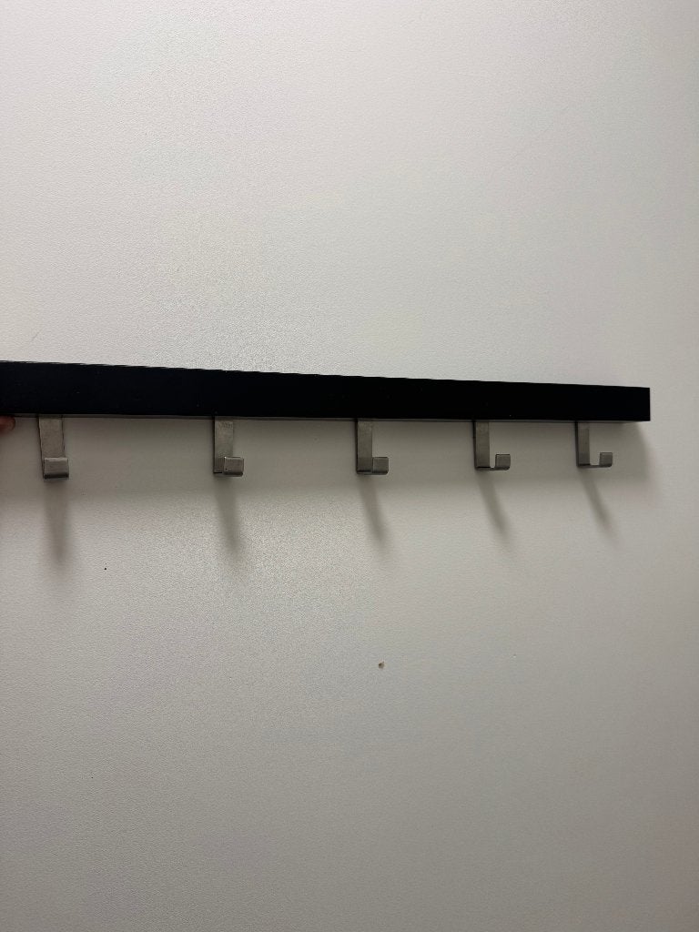 IKEA TJUSIG kapstok zwart 5 haken, ophalen, Gebruikt, Minder dan 100 cm, Hout, Ophalen