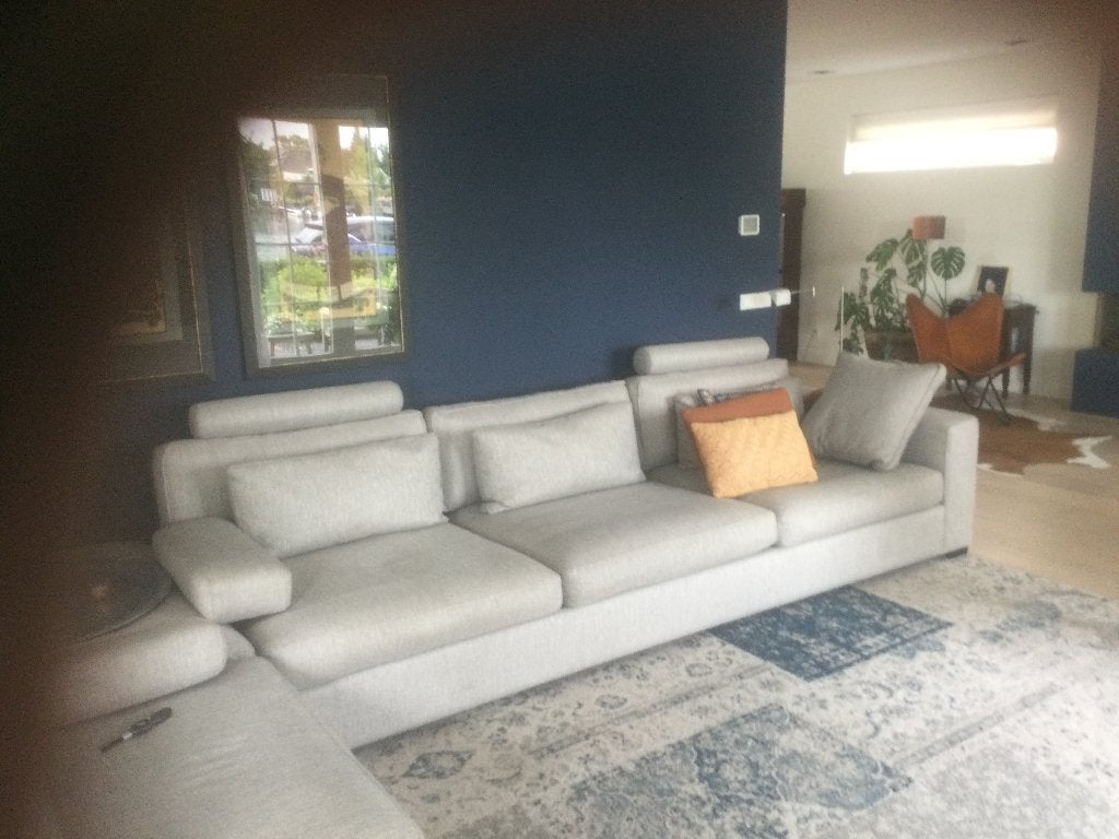 3 -zits bank, Ophalen, 100 tot 125 cm, Zo goed als nieuw, Rechte bank