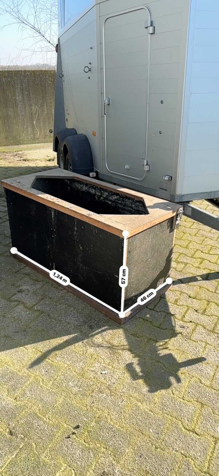Slowfeeder paard, Ophalen, Gebruikt