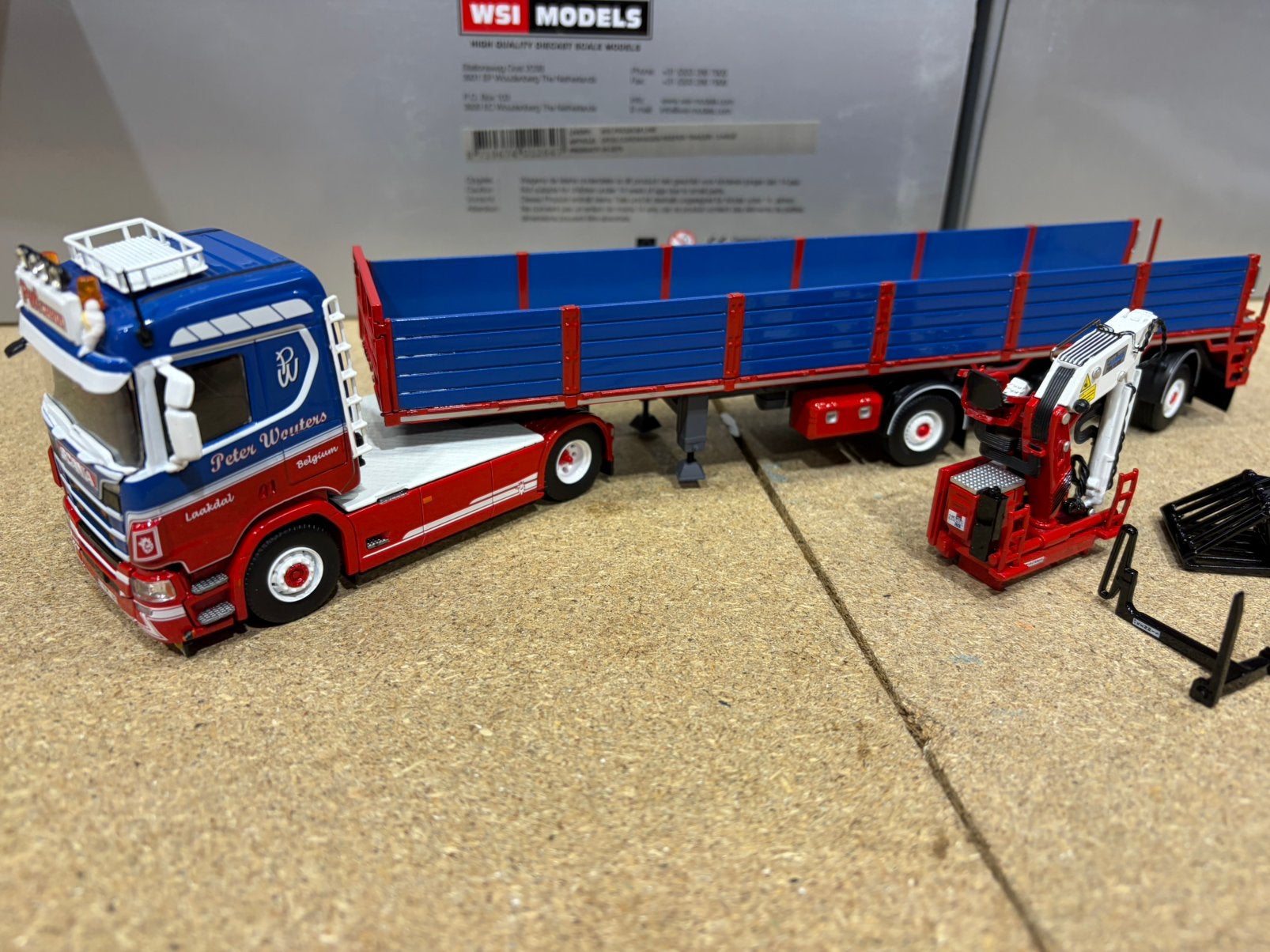 TEKNO SCANIA R500 PETER WOUTERS PWT CARGO STENENWAGEN, Ophalen of Verzenden, Zo goed als nieuw, Bus of Vrachtwagen, Wsi