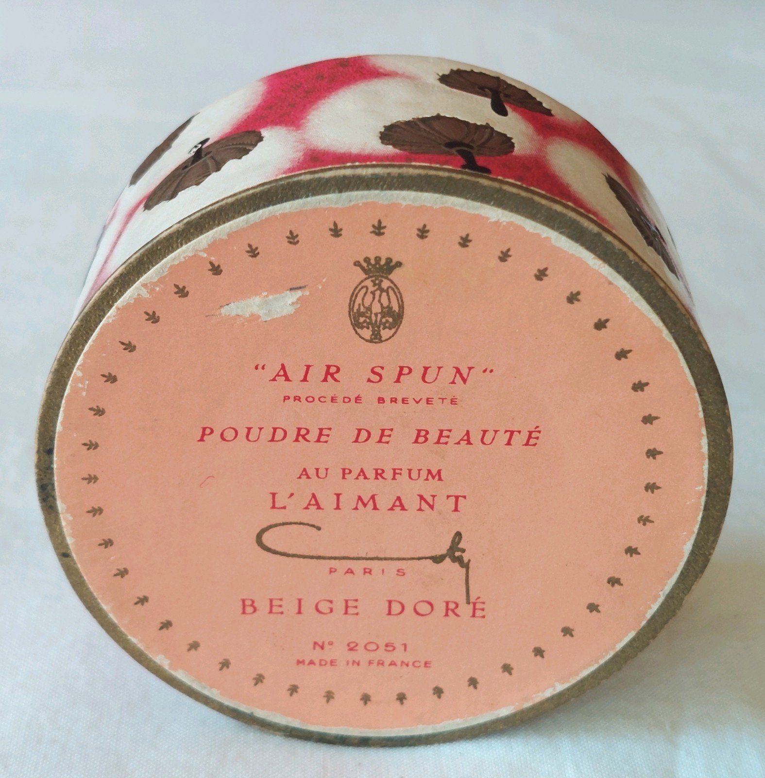 Coty Air Spun ongebruikt vintage make up poeder doos parfum, Ophalen of Verzenden, Zo goed als nieuw, Overige typen, Gevuld