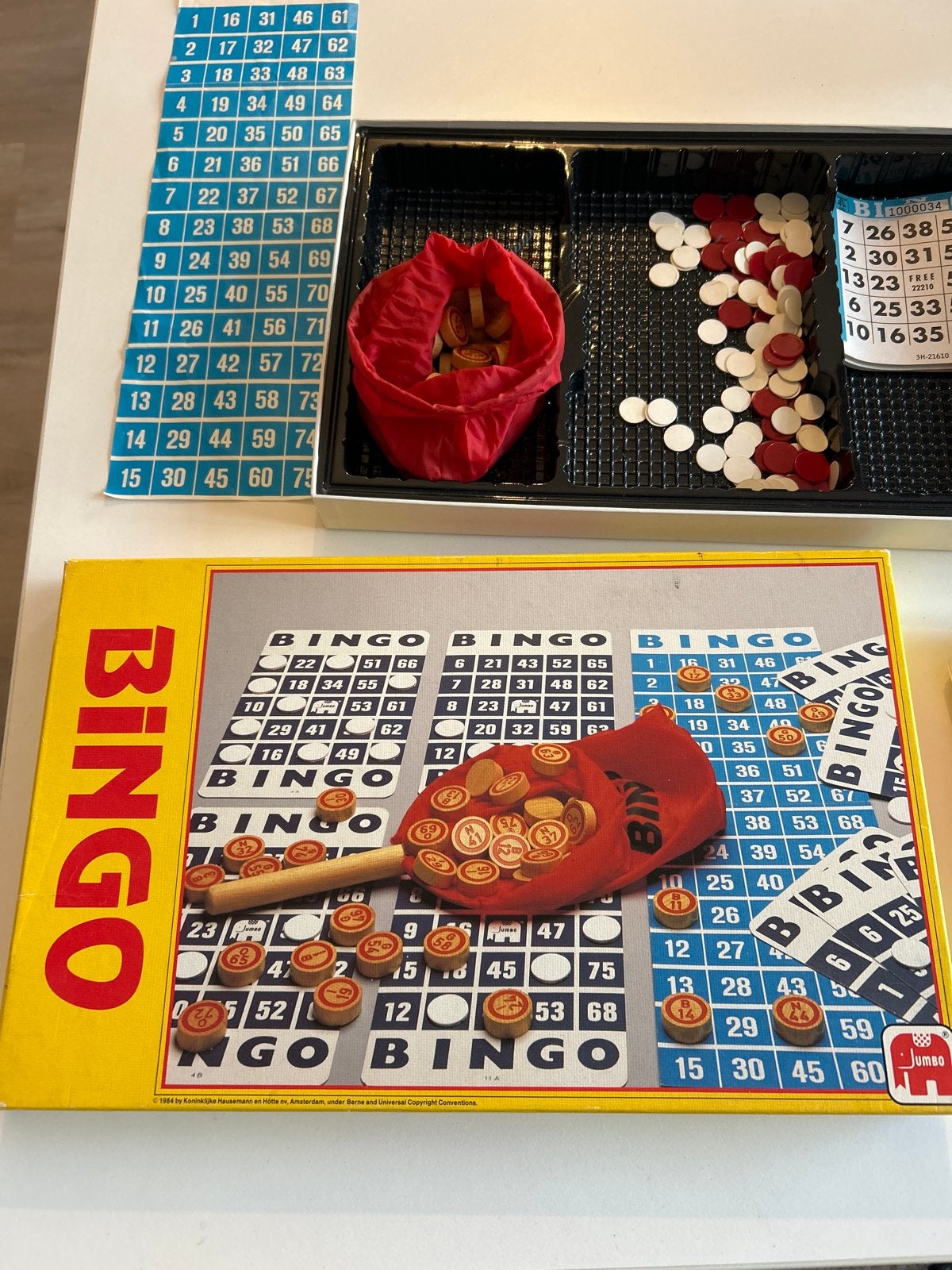 Compleet Bingo spel - Jumbo, Hobby en Vrije tijd, Gezelschapsspellen | Overige, Vijf spelers of meer, Ophalen of Verzenden, Gebruikt