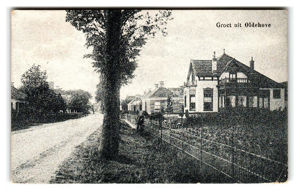 Oldehove, Groet uit Oldehove, Verzenden, 1920 tot 1940, Gelopen, Groningen