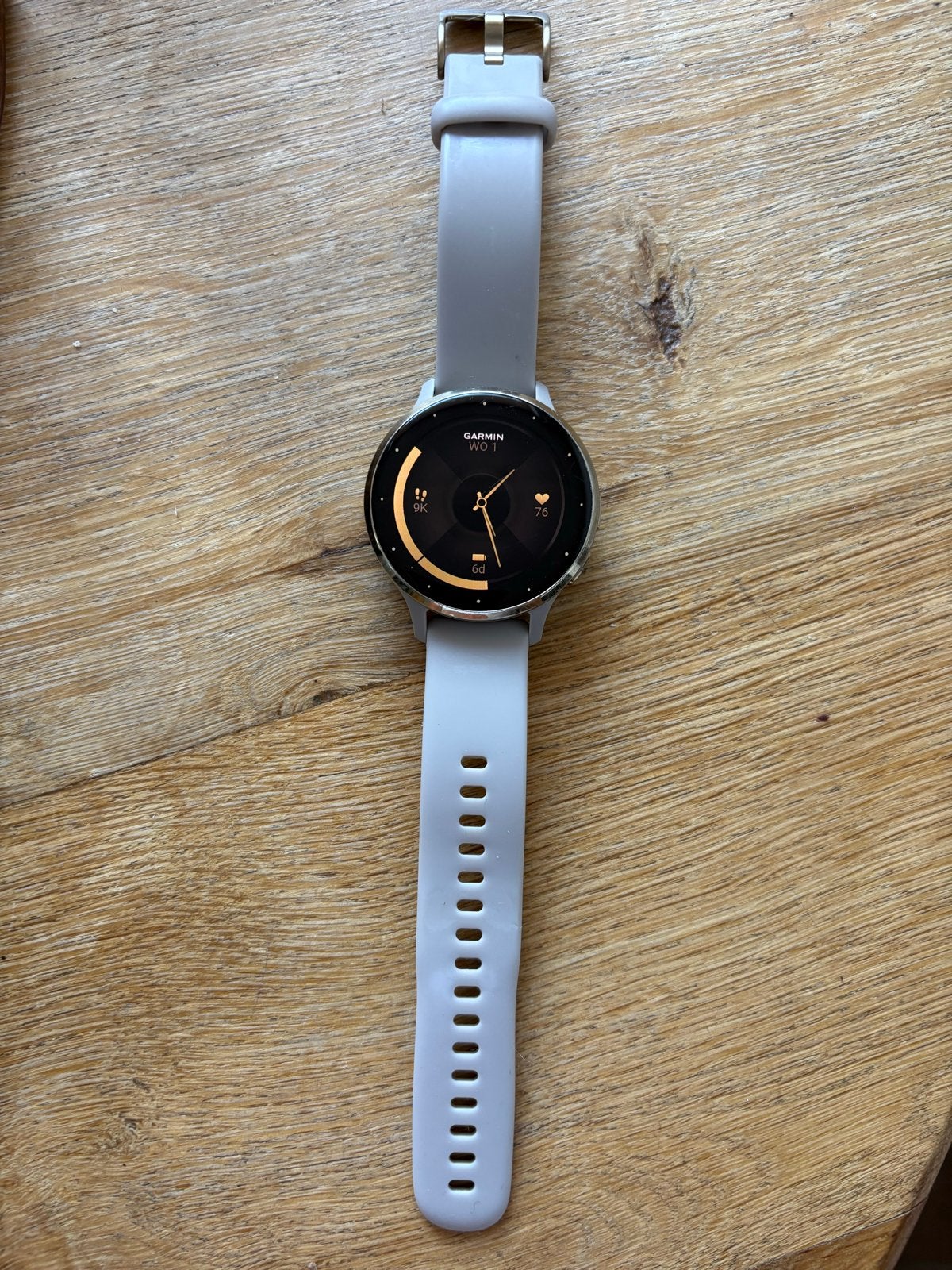 Garmin Venu 3S Gold French Grey Smartwatch, Sieraden, Tassen en Uiterlijk, Sporthorloges, Ophalen of Verzenden, Waterdicht, Grijs