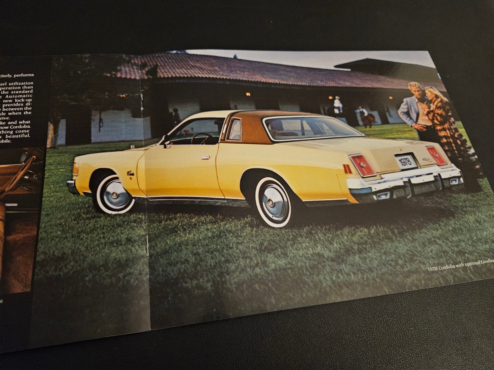 Brochure Chrysler Cordoba 1978 USA, Ophalen of Verzenden, Zo goed als nieuw, Overige merken