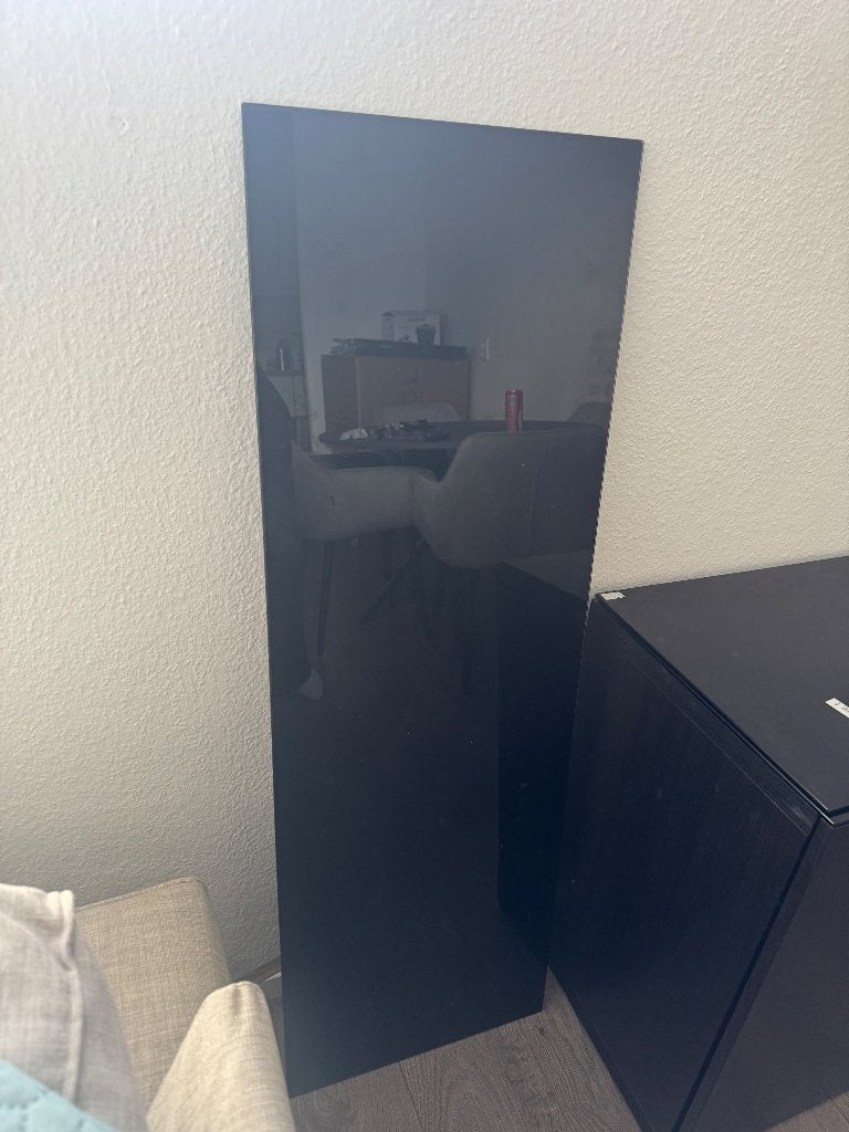 IKEA Besta glasplaat 120cm, 2x, Ophalen, Minder dan 50 cm, Zo goed als nieuw, Minder dan 100 cm