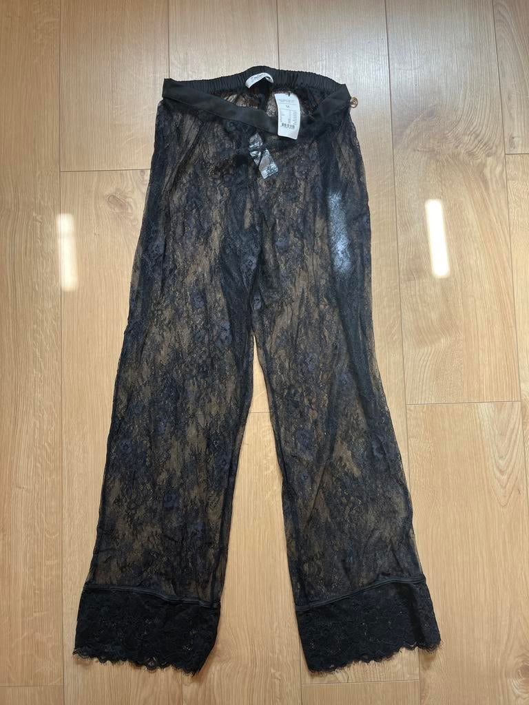 Hunkemöller Doutzen kanten broek maat M NIEUW, Ophalen of Verzenden, Nieuw, Maat 38/40 (M), Zwart