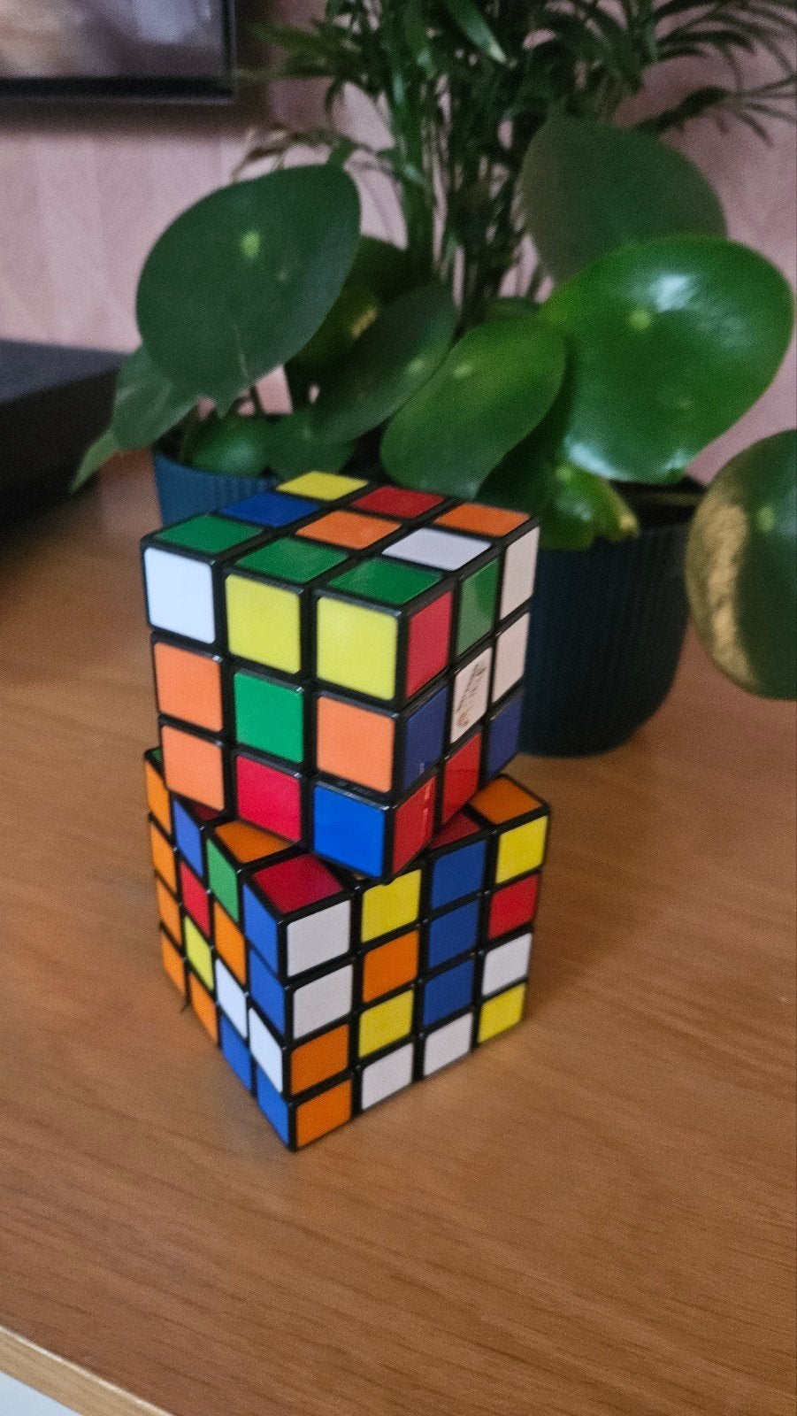 Rubik's Cubes - Set van 2 (3x3 en 4x4), Ophalen of Verzenden, Gebruikt, Rubik's of 3D-puzzel