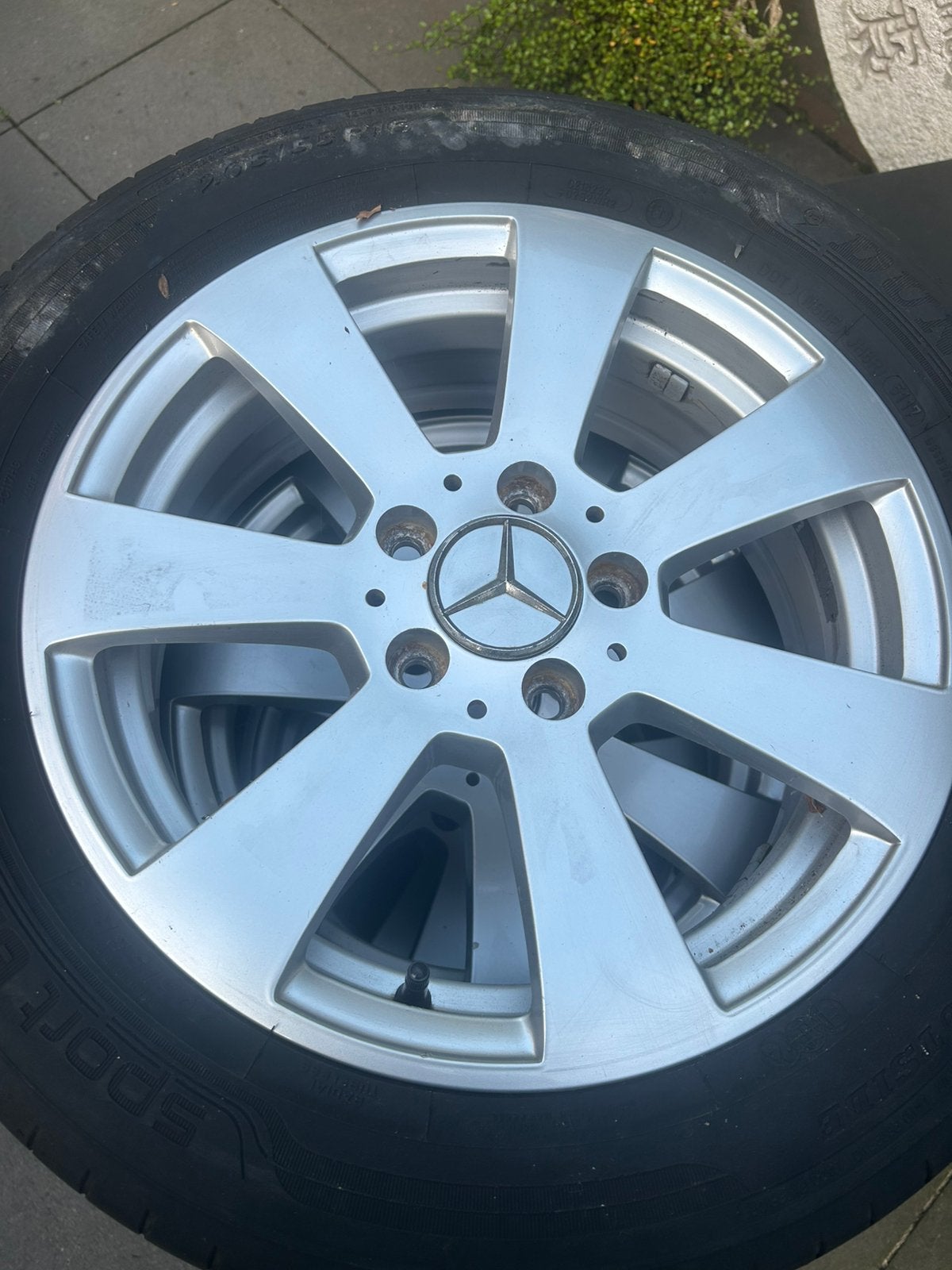 Mercedes slk 2006 velgen, Ophalen, Zomerbanden, Velg(en)