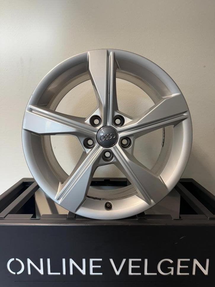 Set 17 inch Originele Audi velgen 5x112 Audi A4 B8 Audi B9, Auto-onderdelen, Banden en Velgen, Niet ingevuld, Gebruikt, Velg(en)