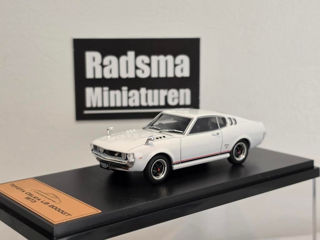 Toyota Celica LB 2000GT 1973 - Wit - 1:43 Almost real, Hobby en Vrije tijd, Modelauto's | 1:43, Auto, Nieuw, Ophalen of Verzenden