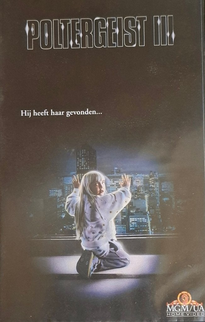 Poltergeist III - VHS - MGM/UA 51250, Horror, Nederlands ondertiteld, Engels, Vanaf 16 jaar
