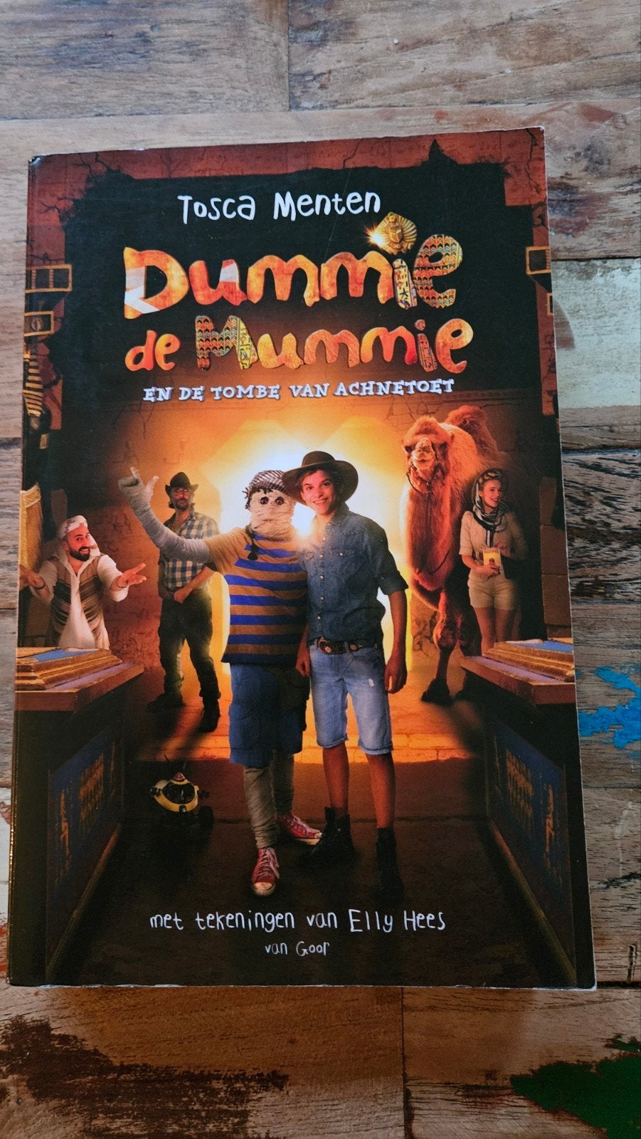 Dummie de Mummie en de Tombe van Achnetoet - Tosca Menten, Ophalen of Verzenden, Gelezen, Fictie algemeen