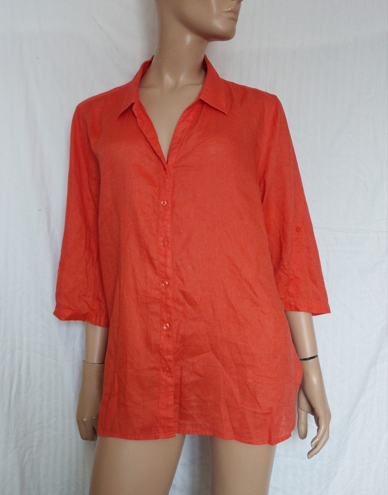GALERIA LINNEN Blouse,  Maat 44, Ophalen of Verzenden, Zo goed als nieuw, Maat 42/44 (L), Overige kleuren