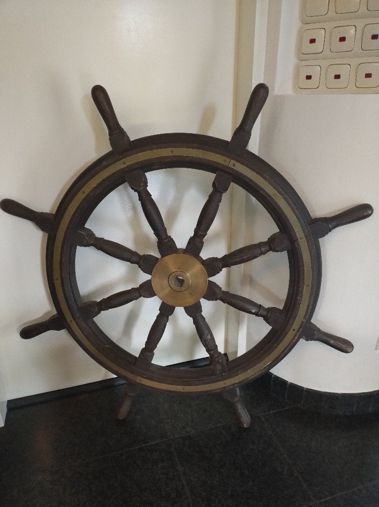 Stuurrad 110 cm, Verzamelen, Ophalen of Verzenden, Gebruikt, Motorboot of Zeilboot, Overige typen