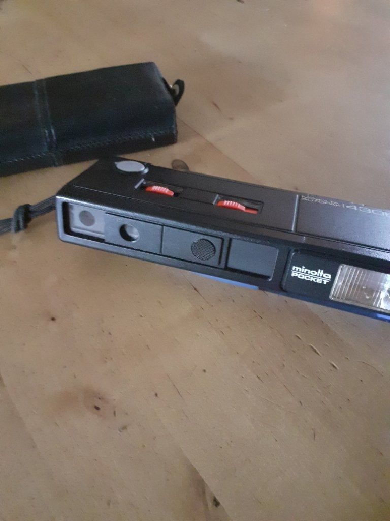 MinoltaxAutopak 430 E pocketcamera, Ophalen of Verzenden, Zo goed als nieuw, Compact, Minolta