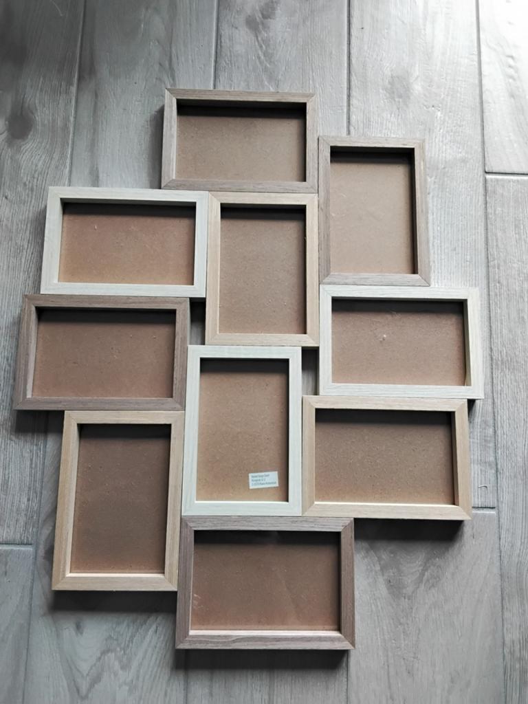 Set van 10 fotolijstjes, diverse maten en kleuren, Ophalen, Minder dan 50 cm, 50 tot 75 cm, Zo goed als nieuw