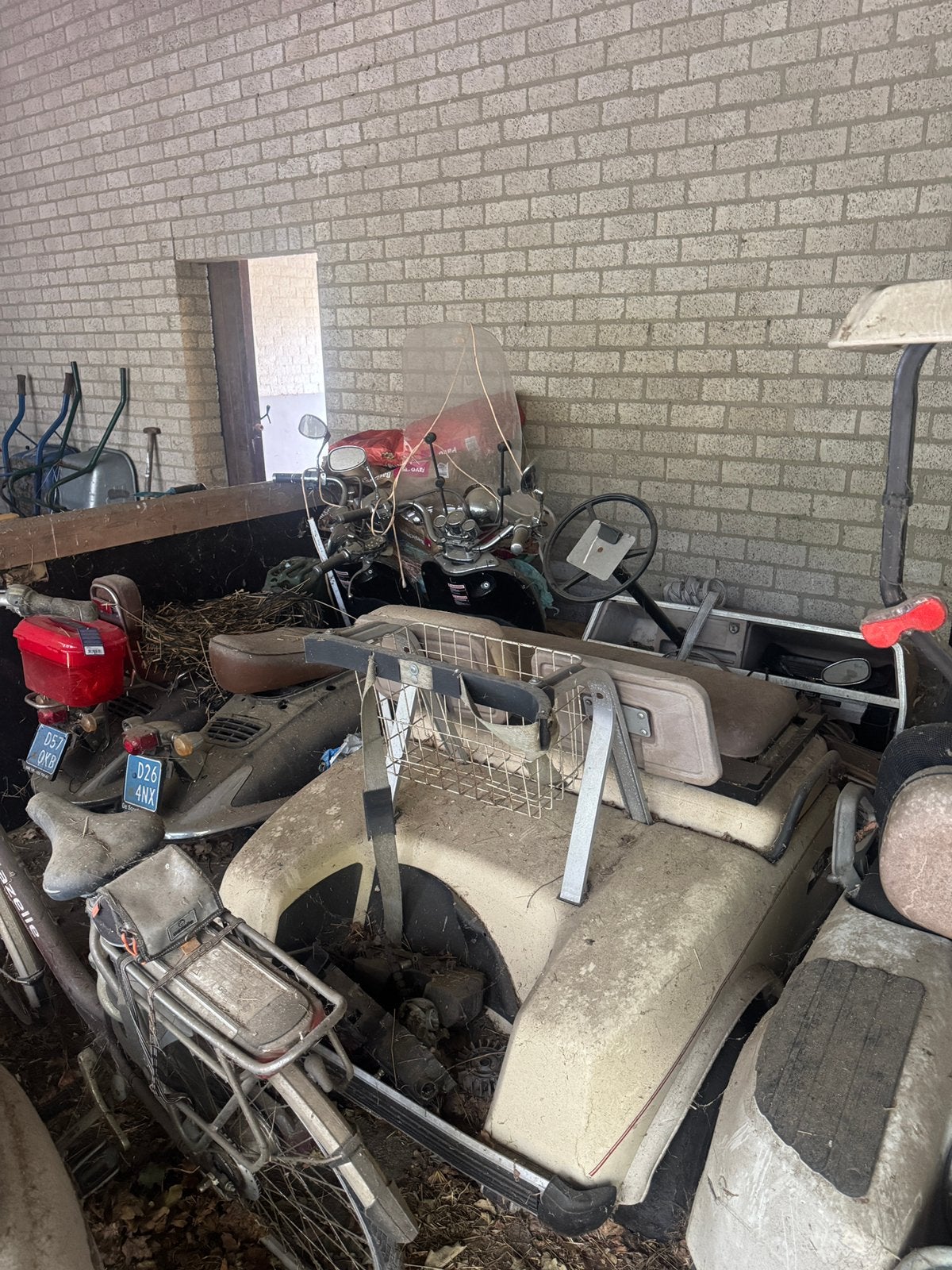 Golfcarren kapot 2 stuks, Ophalen, Zo goed als nieuw