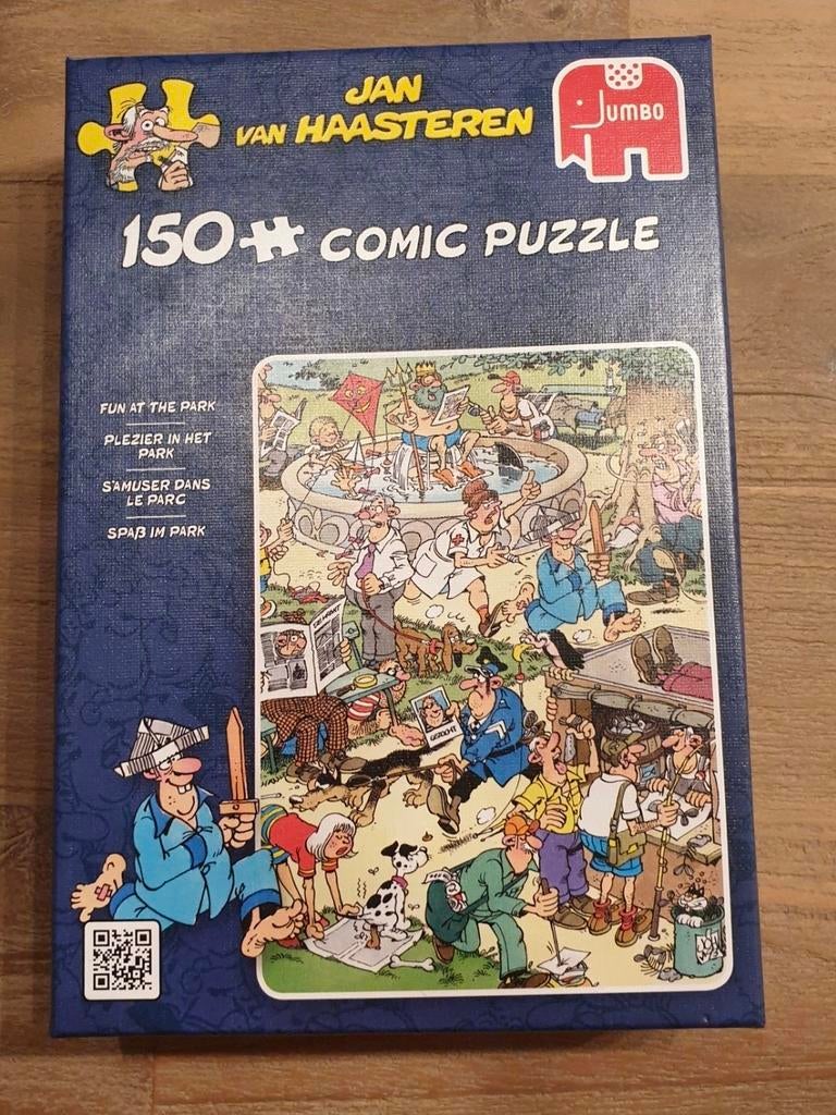 Jan van Haasteren Comic Puzzel - Plezier in het Park, Ophalen of Verzenden, Minder dan 500 stukjes, Zo goed als nieuw, Legpuzzel