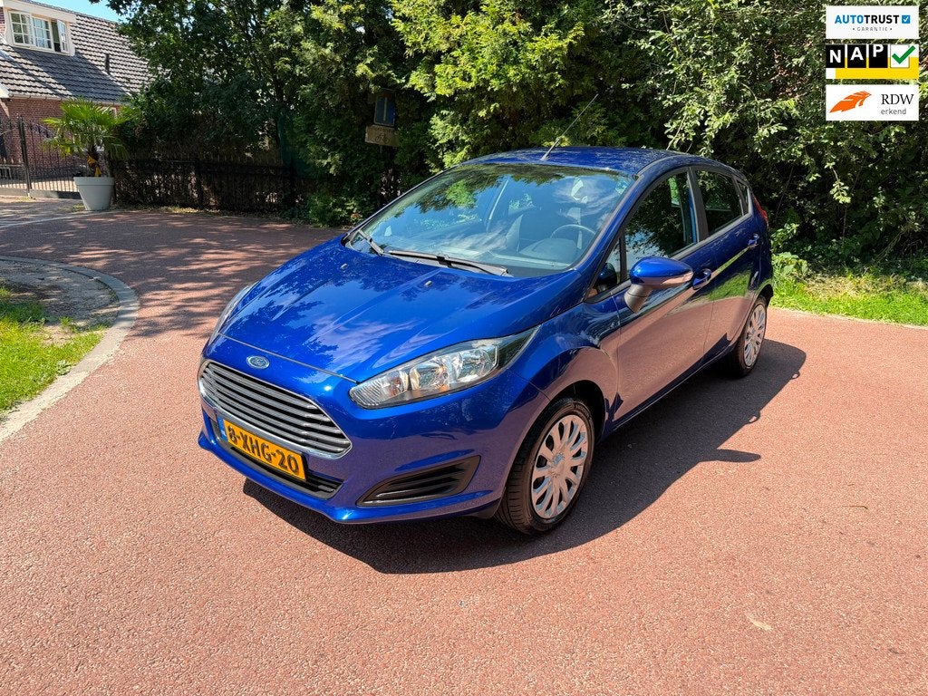 Ford Fiesta 1.0 Style / Navi / Airco / Aux / NAP / Apk / 5d, Euro 5, 525 kg, Blauw, 23 km/l