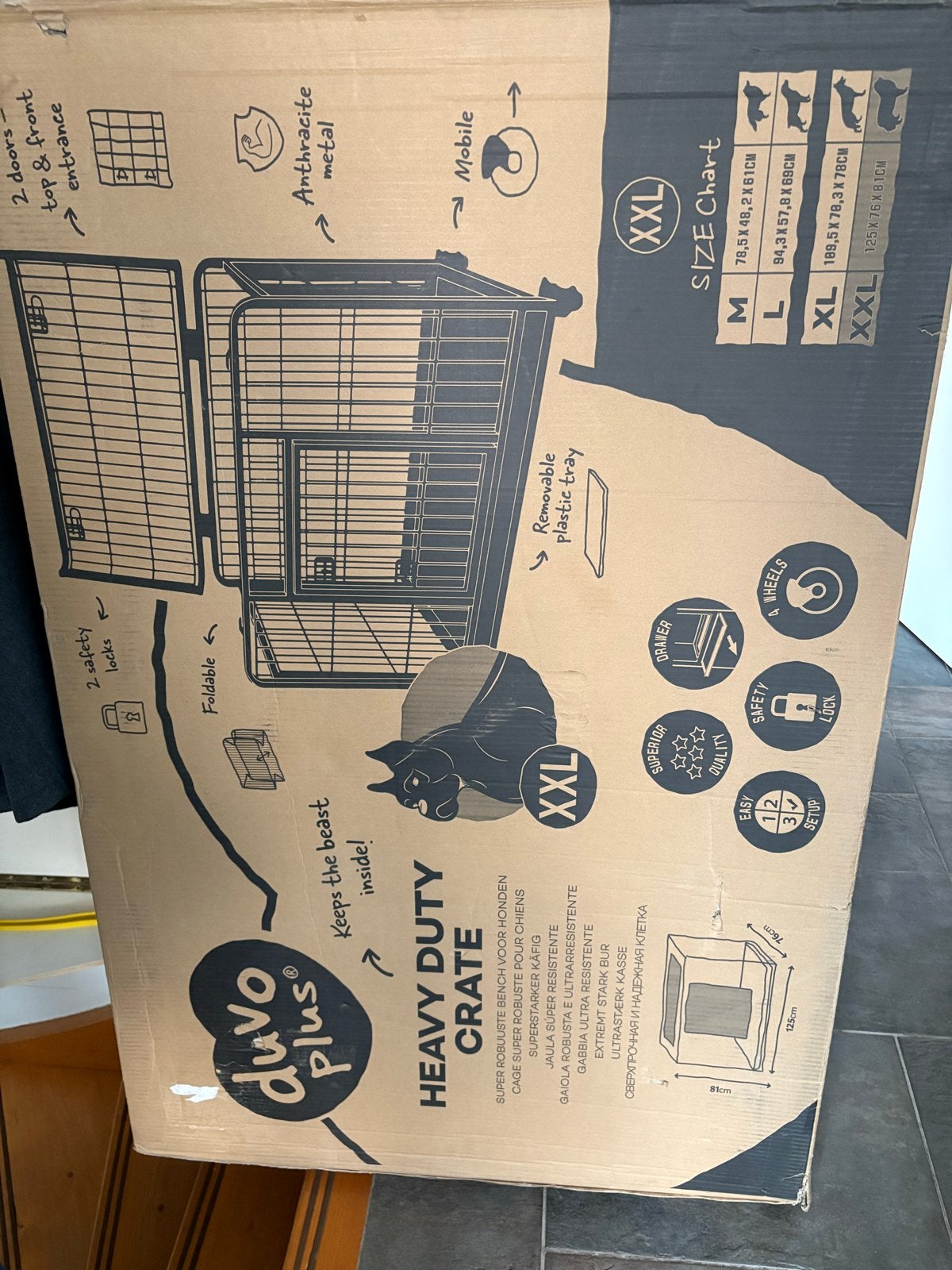 HondenBench Heavy Duty voor grote hond, Ophalen, Nieuw