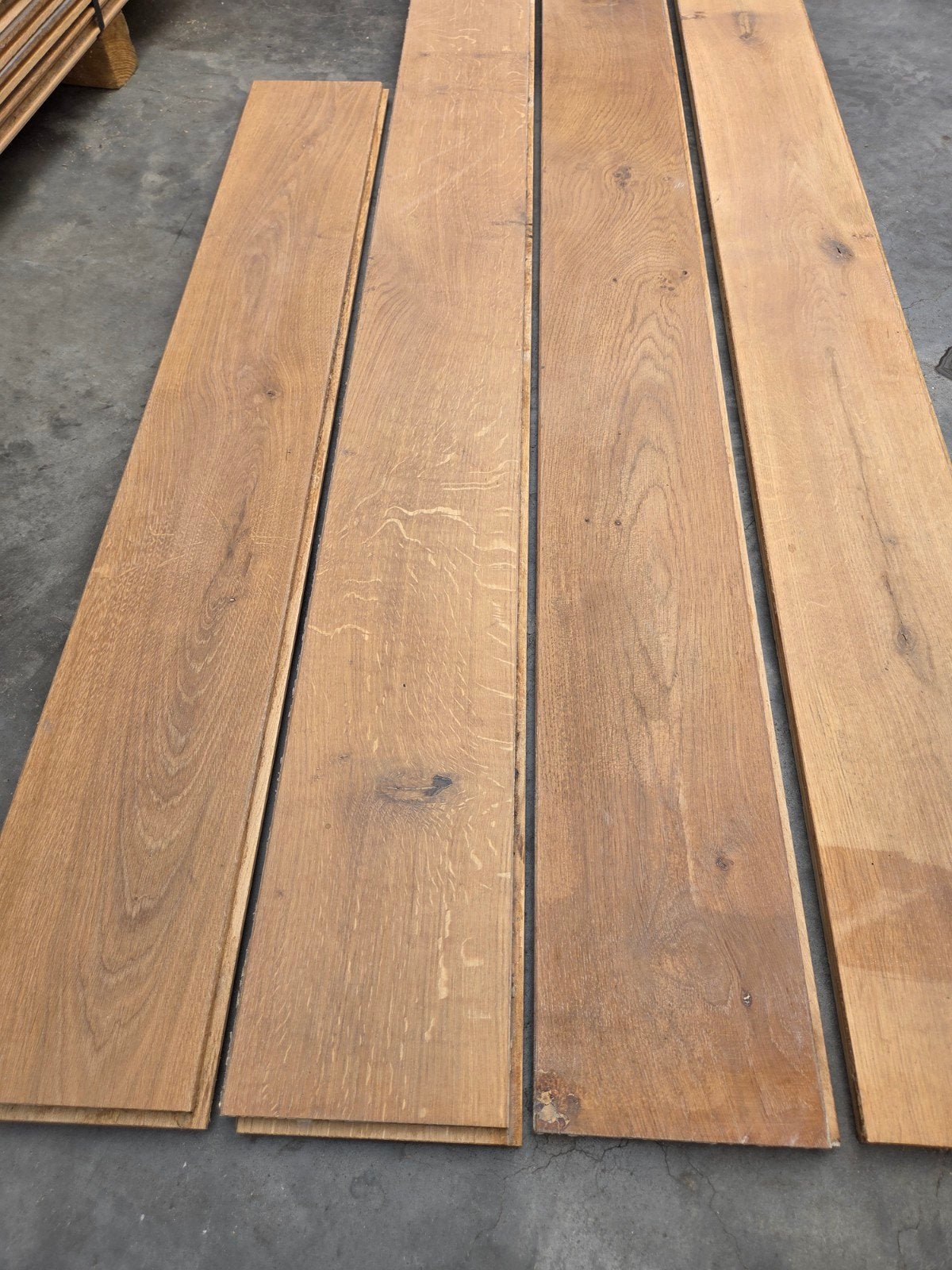 Massief eiken houten vloer planken, Doe-het-zelf en Verbouw, Ophalen, Vloerdelen of -planken, 10 m² of meer, 10 tot 30 cm