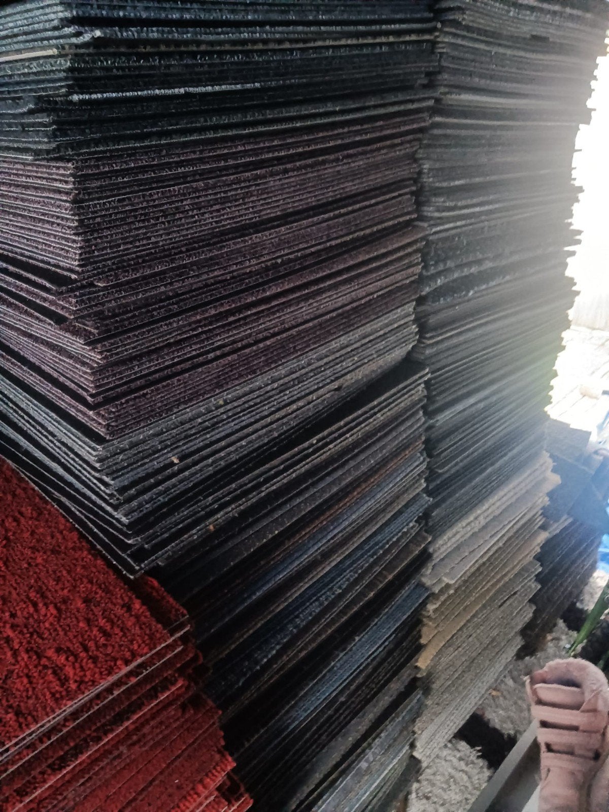 Partij tapijttegels 50x50cm - Diverse kleuren en soorten, Huis en Inrichting, Ophalen, Gebruikt, 50 tot 100 cm, Vierkant