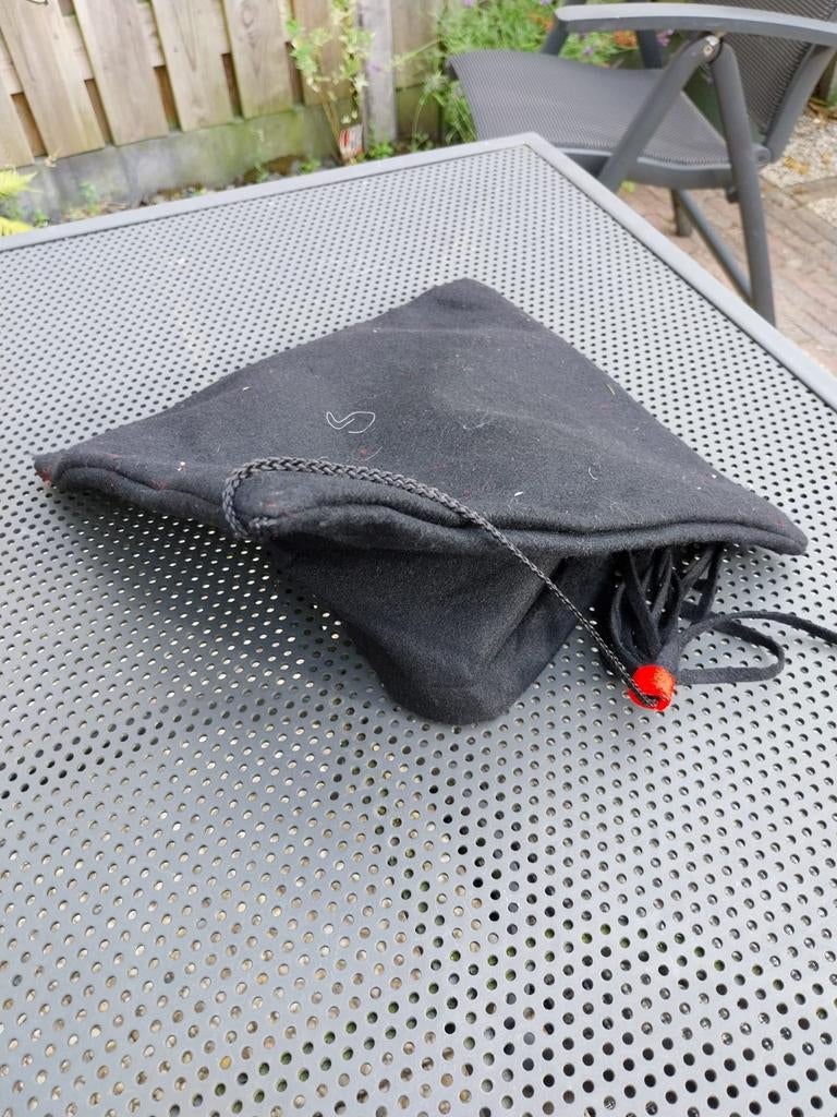 Zwarte Professor hoed / afstudeer pet / graduation cap, Maat 38/40 (M), Ophalen of Verzenden, Accessoires, Overige thema's