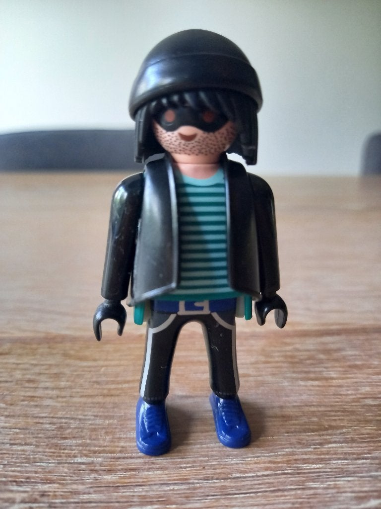 Playmobil Boef dief themapoppetje, Ophalen of Verzenden, Zo goed als nieuw, Figuren