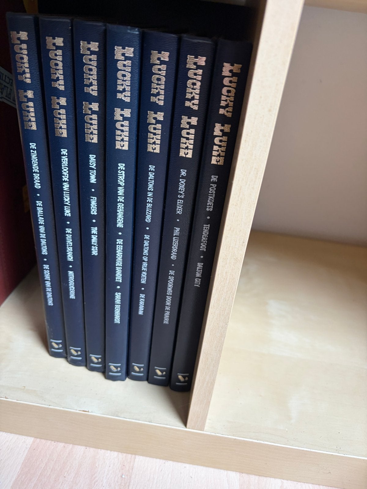 Lucky Luke complete serie - 8 stripboeken, Complete serie of reeks, Ophalen, Zo goed als nieuw