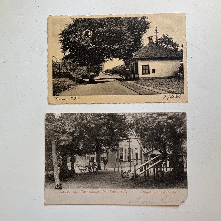 Antieke ansichtkaarten van Naarden en Huizen, Ophalen of Verzenden, Voor 1920, Noord-Holland