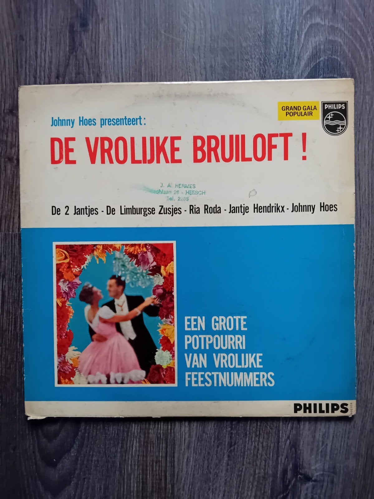 Johnny Hoes presenteert: De Vrolijke Bruiloft! LP, LP, Gebruikt, Overige genres, Ophalen of Verzenden
