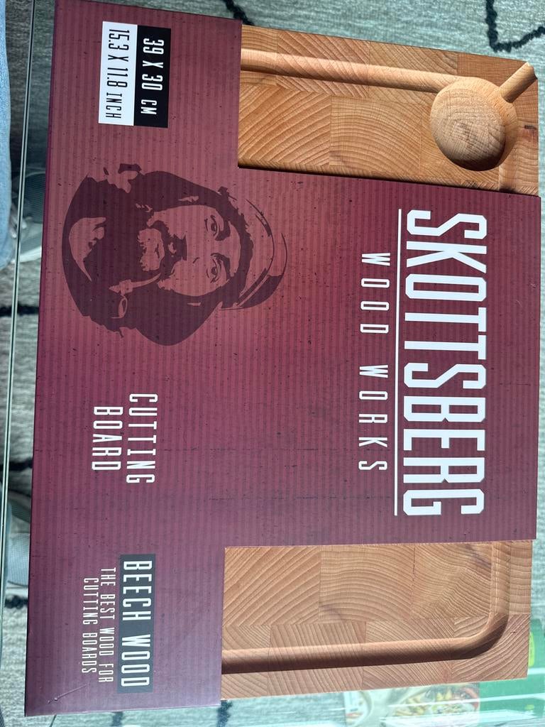 Skottsberg Beukenhouten Snijplank - nieuw €70, Hout, Snij-/serveerplank, Nieuw, Ophalen of Verzenden