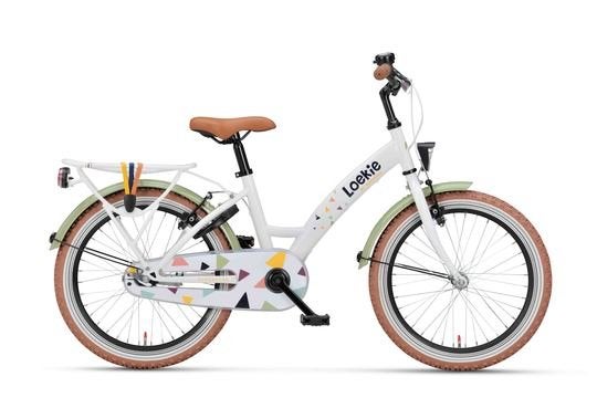 Loekie Superstar 20 wit meisjes 31cm 20inch, Fietsen en Brommers, Fietsen | Meisjes, Nieuw, LOEKIE, Versnellingen