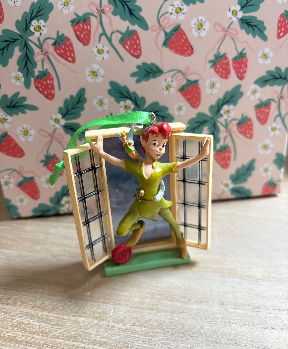 Disney Peter Pan ornament zeldzaam, Verzamelen, Ophalen of Verzenden, Peter Pan of Pinokkio, Zo goed als nieuw, Beeldje of Figuurtje