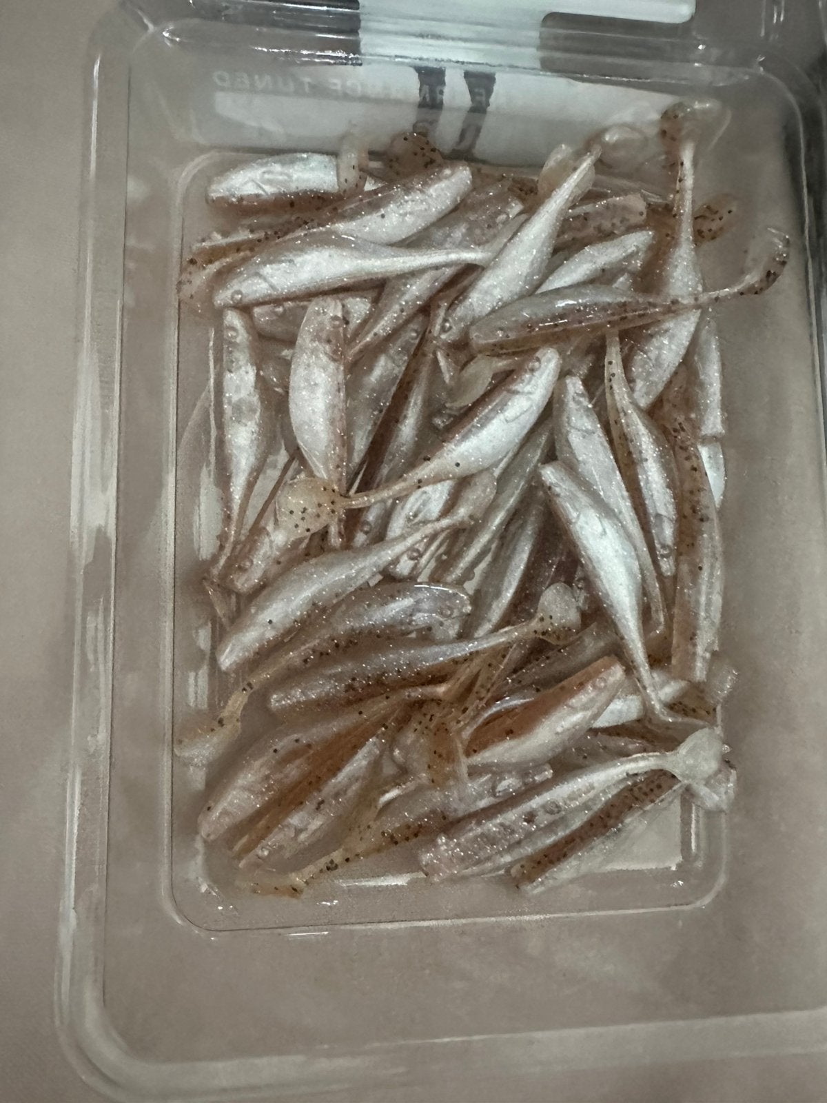 Kunstaas shads 50 stuks 8 cm, Ophalen, Zo goed als nieuw, Overige typen