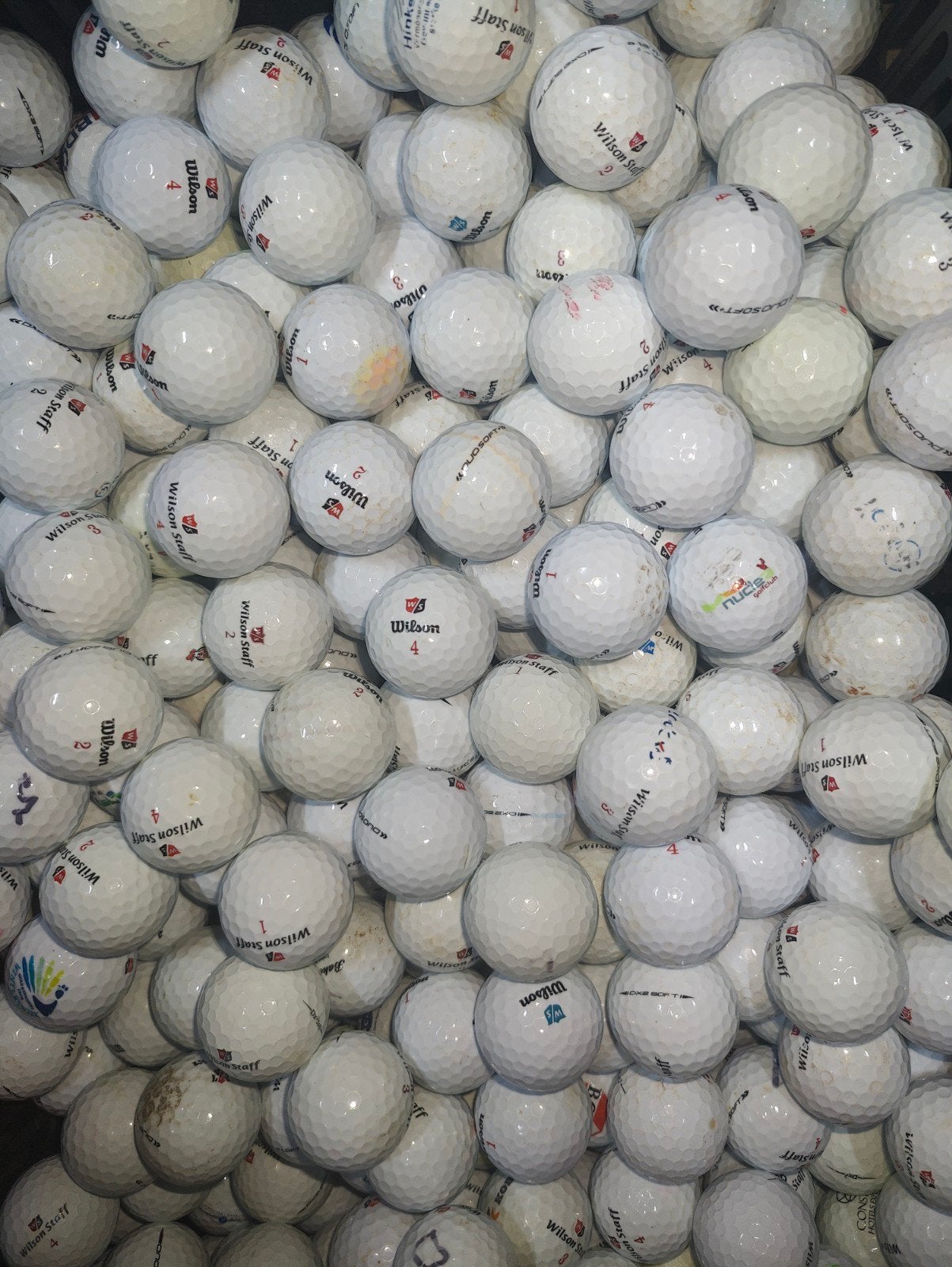wilson staff dx2 soft golfballen 100 stuks, Sport en Fitness, Golf, Ophalen of Verzenden, Bal(len)