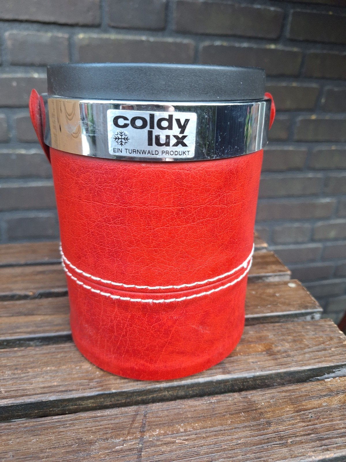 Turnwald Coldy Lux koeler / ijsemmer rood, Ophalen of Verzenden, Gebruikt
