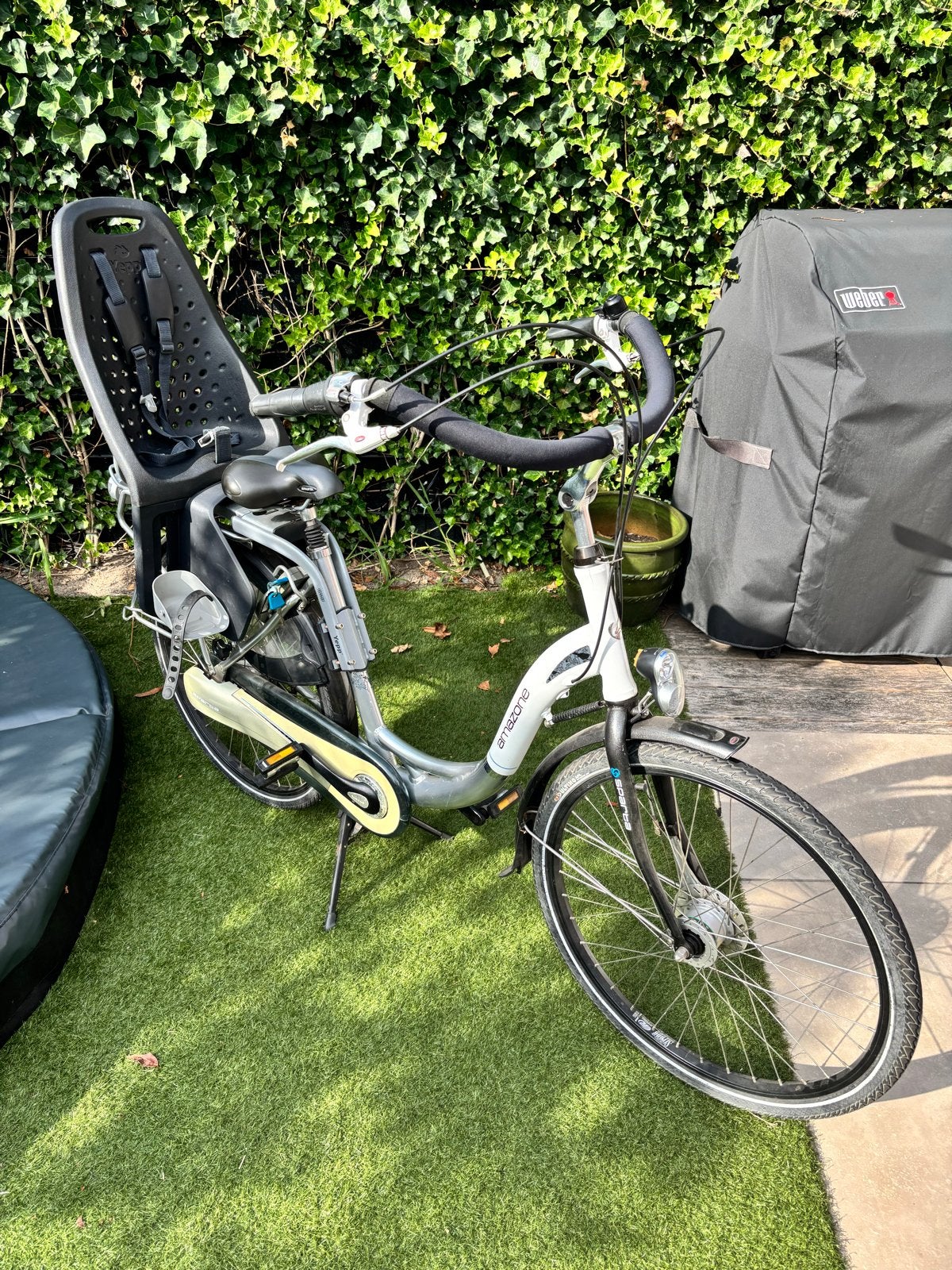 Sparta 26 inch mamafiets met Yepp stoeltje, Fietsen en Brommers, Fietsen | Dames | Damesfietsen, Ophalen, Sparta, 50 tot 53 cm